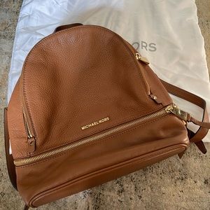 Rhea Medium Leather Backpack